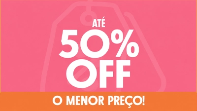 Até 50% OFF — O menor preço!